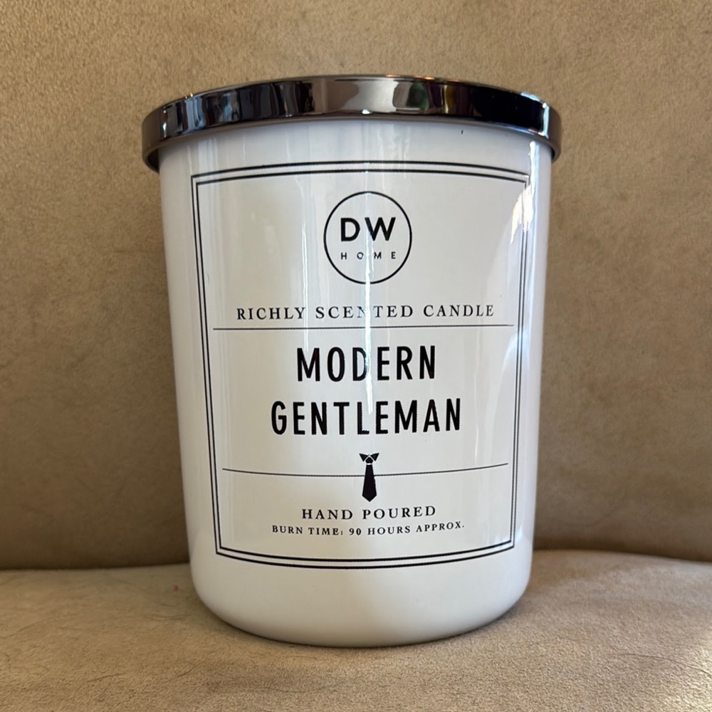 DW Home Modern Gentleman Scented Candle - White